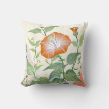 Mexican Morning Glory II Square Pillow