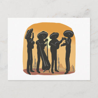 Mexican Music Postcard