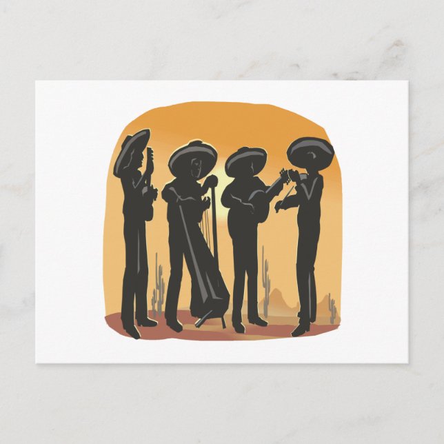 Mexican Music Postcard (Front)