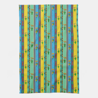 Mexican musicians kitchen towel