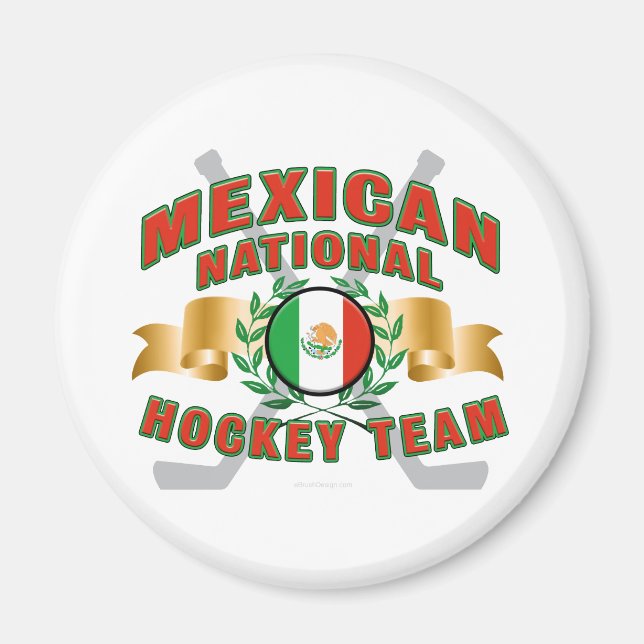 Mexican National Hockey Team Magnet (Front)