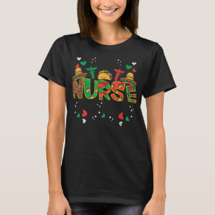 Mexican Nurse Cinco De Mayo Nurse Women Scrub Top 