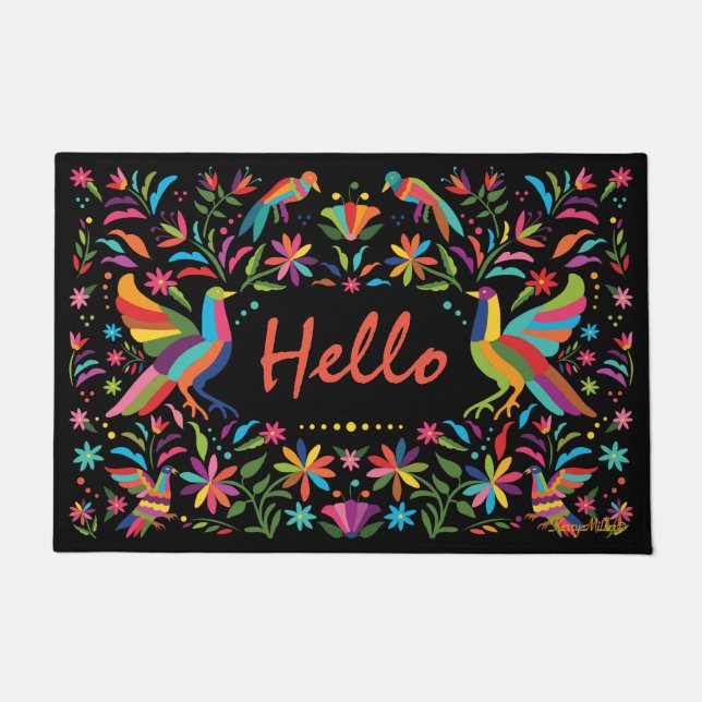 Mexican Otomi Doormat (Front)