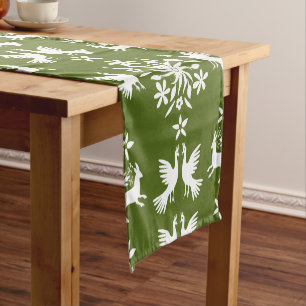 Mexican Otomi Home Decor Short Table Runner