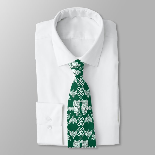 Mexican Otomi Home Decor Tie (Tied)