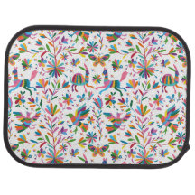 Mexican Otomi Style Bright Pattern