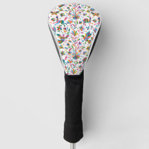 Mexican Otomi Style Bright Pattern Golf Head Cover
