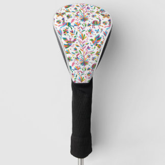 Mexican Otomi Style Bright Pattern Golf Head Cover