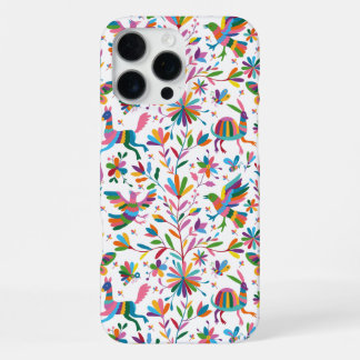  Mexican Otomi Style Bright Pattern iPhone 16 Pro Max Case