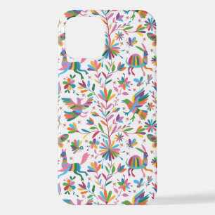  Mexican Otomi Style Bright Pattern iPhone 12 Case