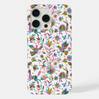 Mexican Otomi Style Bright Pattern