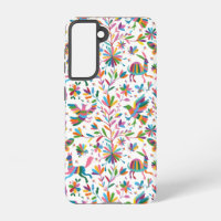 Mexican Otomi Style Bright Pattern