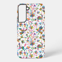 Mexican Otomi Style Bright Pattern