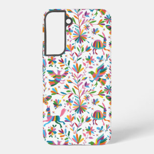 Mexican Otomi Style Bright Pattern Samsung Galaxy Case