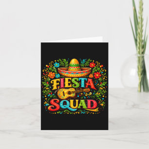 Mexican Party Cinco De Mayo Let's Taco Bout My Card