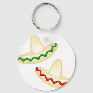 Mexican Party Icons Keychain