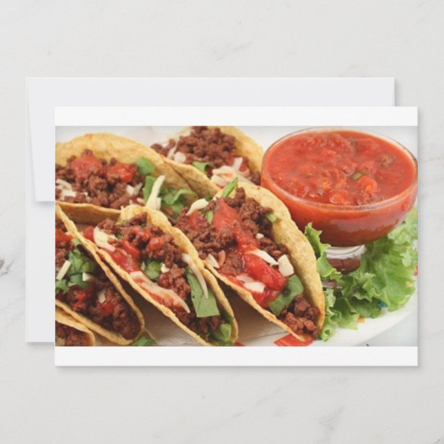 "MEXICAN PARTY NIGHT" INVITATION (Front)