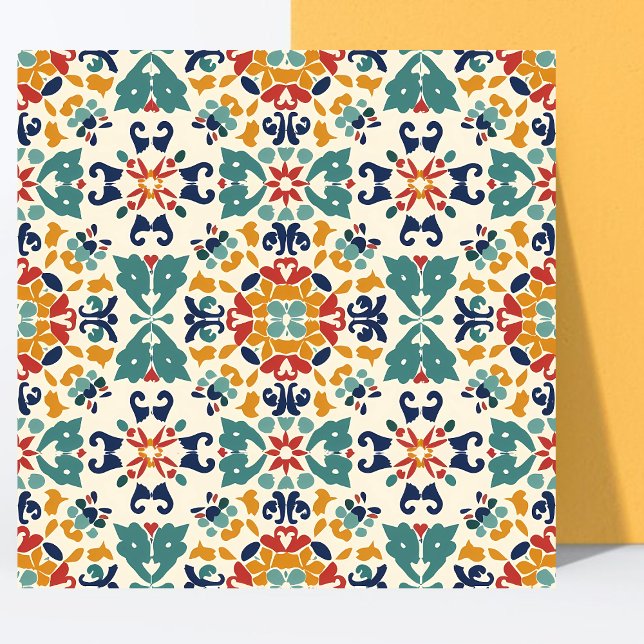 Mexican Pattern Colourful  Tile (Creator Uploaded)
