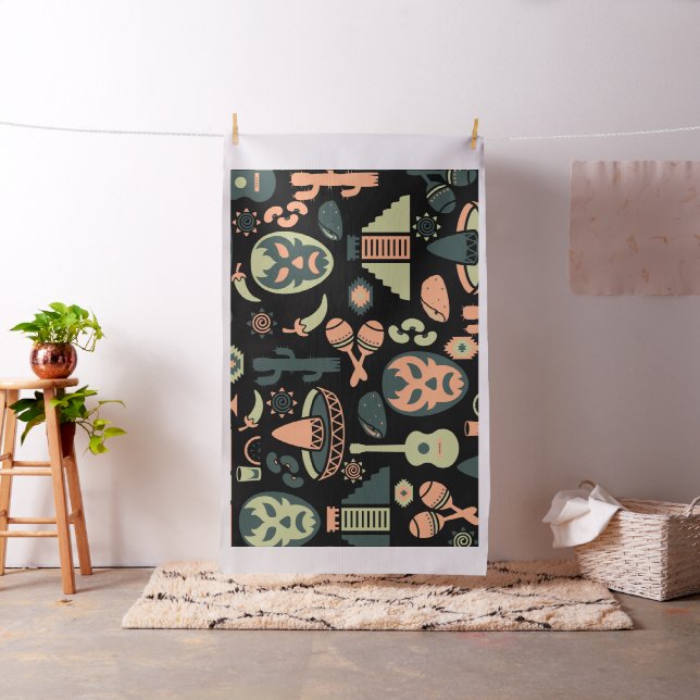 Mexican Pattern Fabric (In Situ)