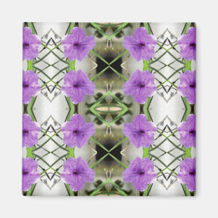 Mexican Petunias and Latticework Magnet