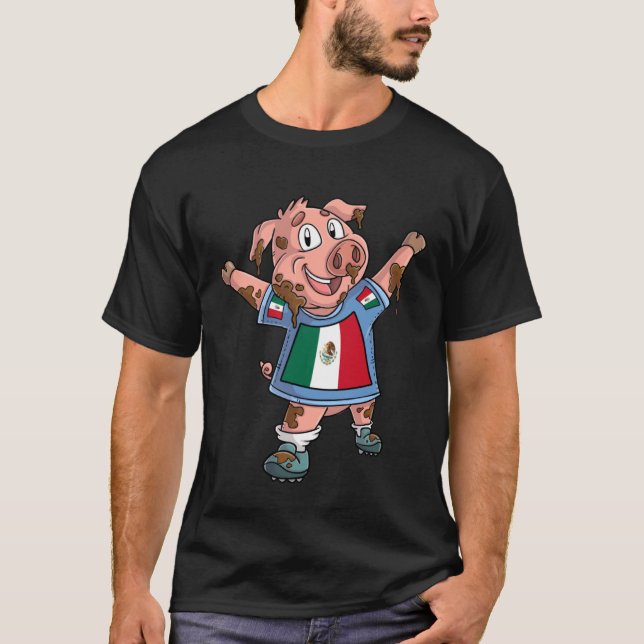 Mexican pig fan T-Shirt (Front)