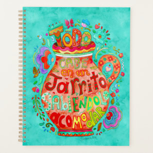 Mexican Planner with saying or Refran