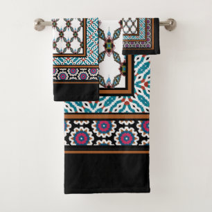 Mexican Pride 2 Design Bath Towel Set