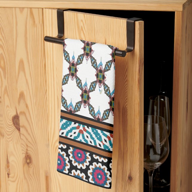 Mexican Pride 2 Design Kitchen Towel (Thirds Fold)