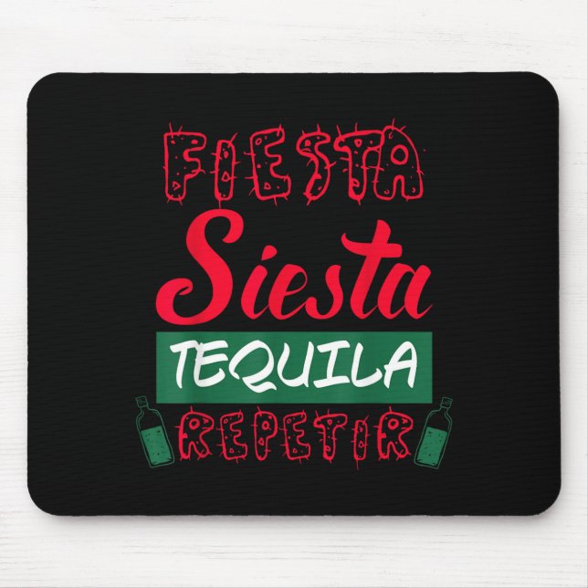 Mexican Pride Eagle Emblem Patriotic México Aztec Mouse Pad (Front)