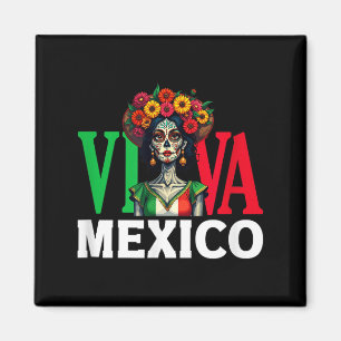 Mexican pride flag mexico roots heritage magnet