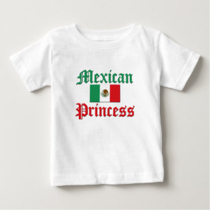 Mexican Princess Baby T-Shirt