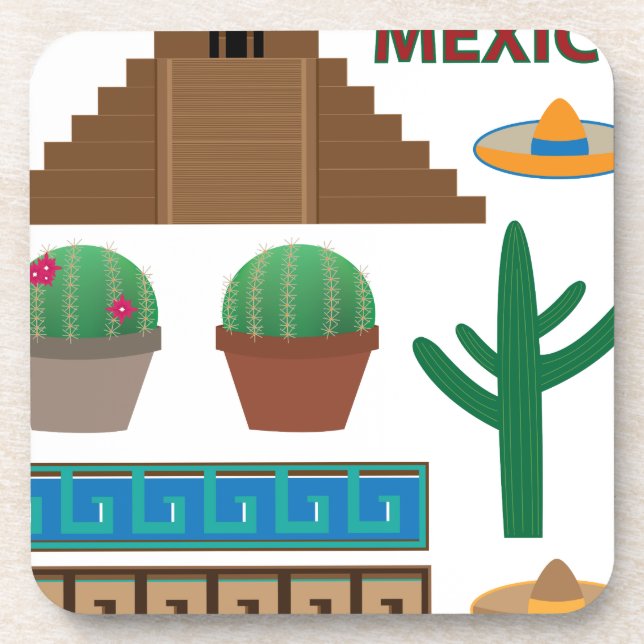 mexican pyramid coaster (Front)