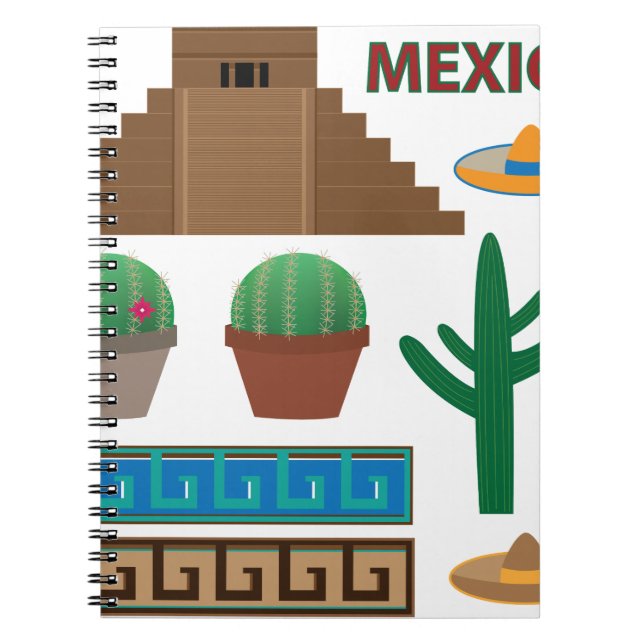 mexican pyramid notebook (Front)