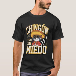 Mexican Raccoon Fiesta Funny Party Mexico Spanish T-Shirt