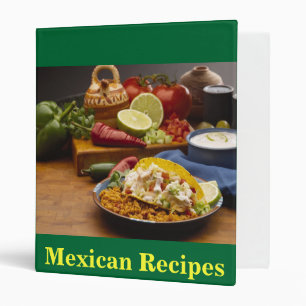 Mexican Recipes Binder
