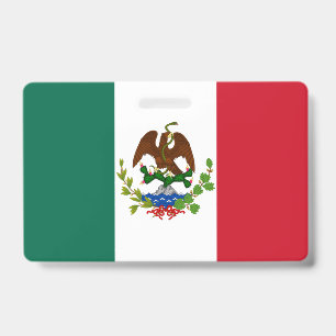 Mexican Republic Flag: 1824-1835, Santa Anna Badge