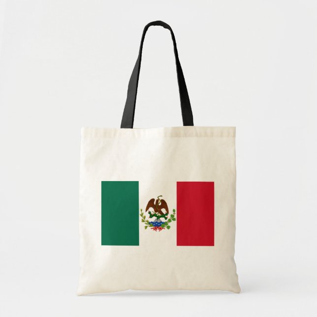 Mexican Republic Flag: 1824-1835, Santa Anna Tote Bag (Front)