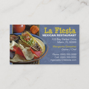 Mexican Restaurant Business Card