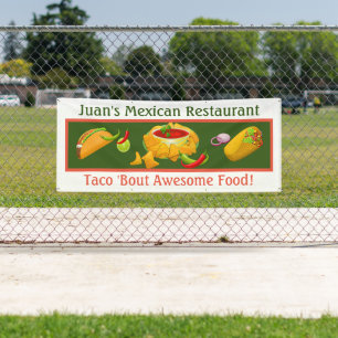 Mexican Restaurant Custom Outdoor Banner
