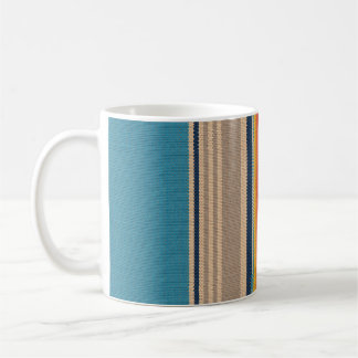 Mexican Rug: Colourful Stripes Seamless. Coffee Mug