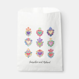 MEXICAN SACRED HEARTS FAVOUR BAG