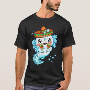 Mexican salamander Funny Axolotl Mexico Women Men T-Shirt