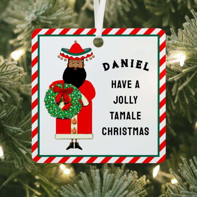 Mexican Santa Ceramic Ornament (Insitu)