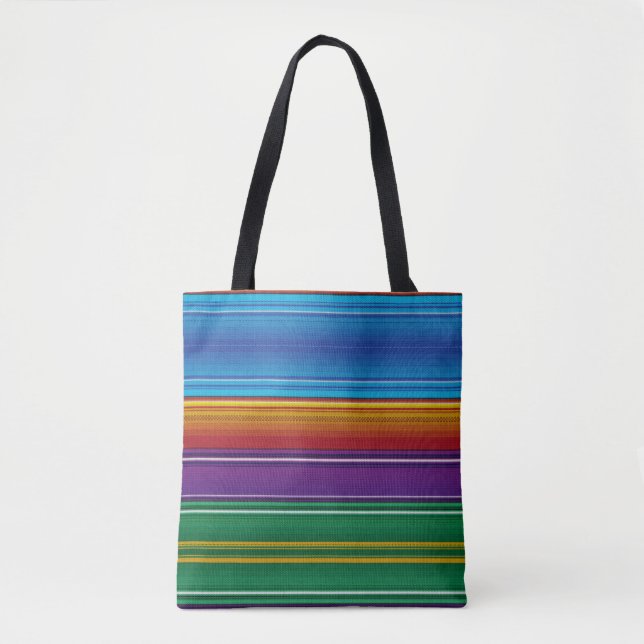 Mexican serape #3 tote bag (Front)