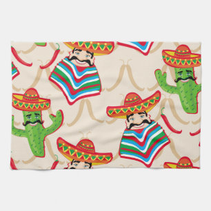 Mexican siesta kitchen towel
