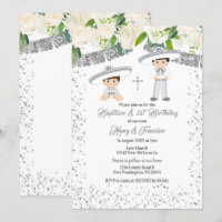 Mexican Silver Charro Boys Baptism and Birthday