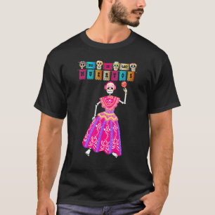 Mexican Skeleton Dia De los Muertos Day of the Dea T-Shirt