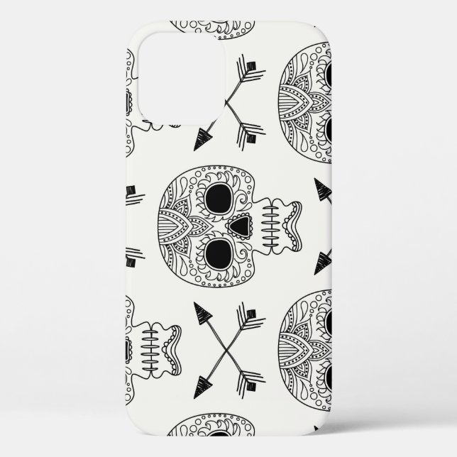 Mexican Skull Day of Dead Case-Mate iPhone Case (Back)
