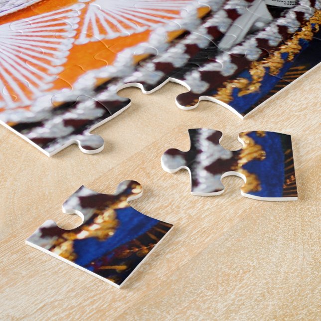 Mexican sombrero jigsaw puzzle (Side)