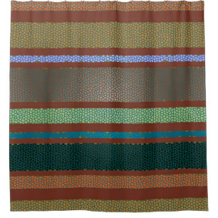 Mexican South Western Stripe and Tile Pattern